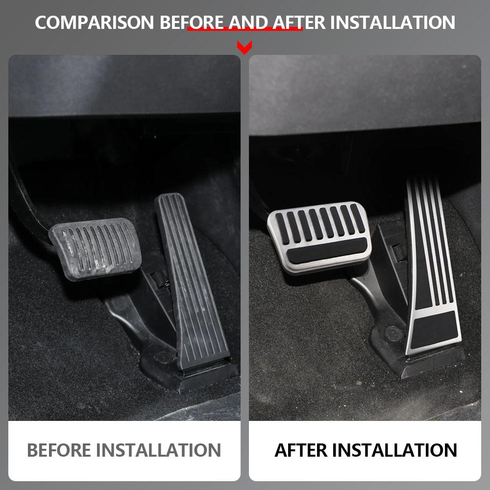 Car Pedals for BYD Seal 6 Sealion 7 2024 DENZA D9 Accelerator Pedal Cover Brake Foot Rest Pad No Drill Anti Skid Auto Guards