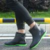 2024 New Fashion Outdoor Men's Rain Boots Unisex Rain Shoes Male Slip On Waterproof Working Shoes Fishing Boots Women Rain Boots