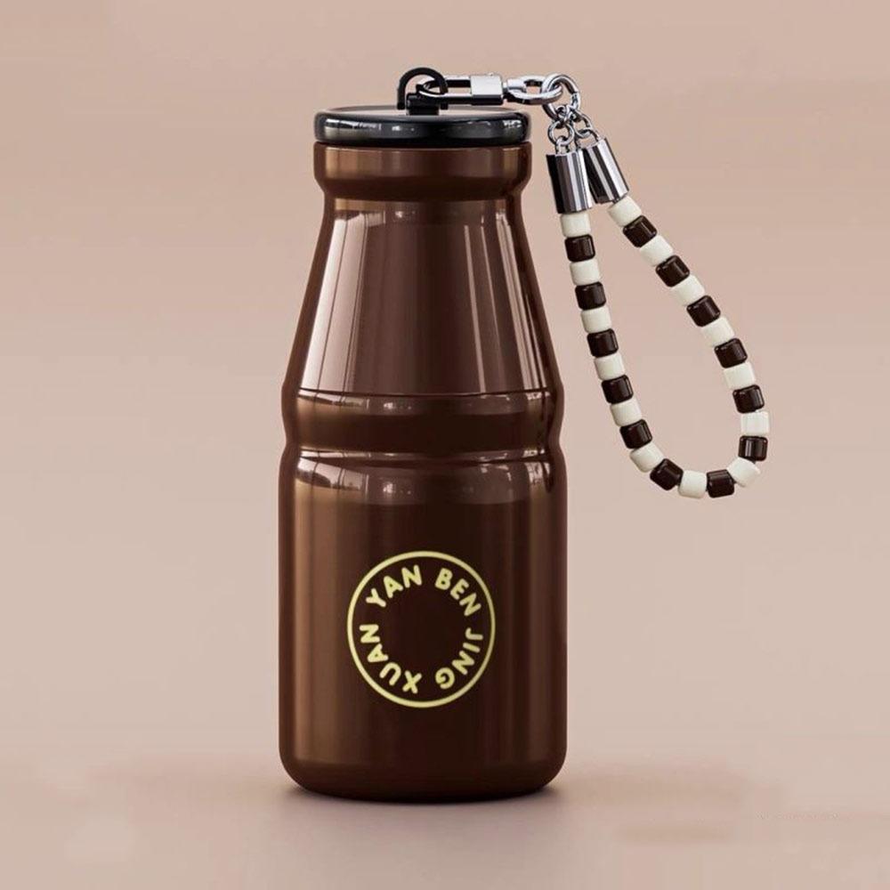 Handgehaltene isolierte Tasse Anti-Rutsch-Kaffeebecher Tragbarer Taschen-Milchbecher für Frauen Mädchen