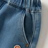 DaveBella Boys' Fleece-Lined Denim Carrot Pants