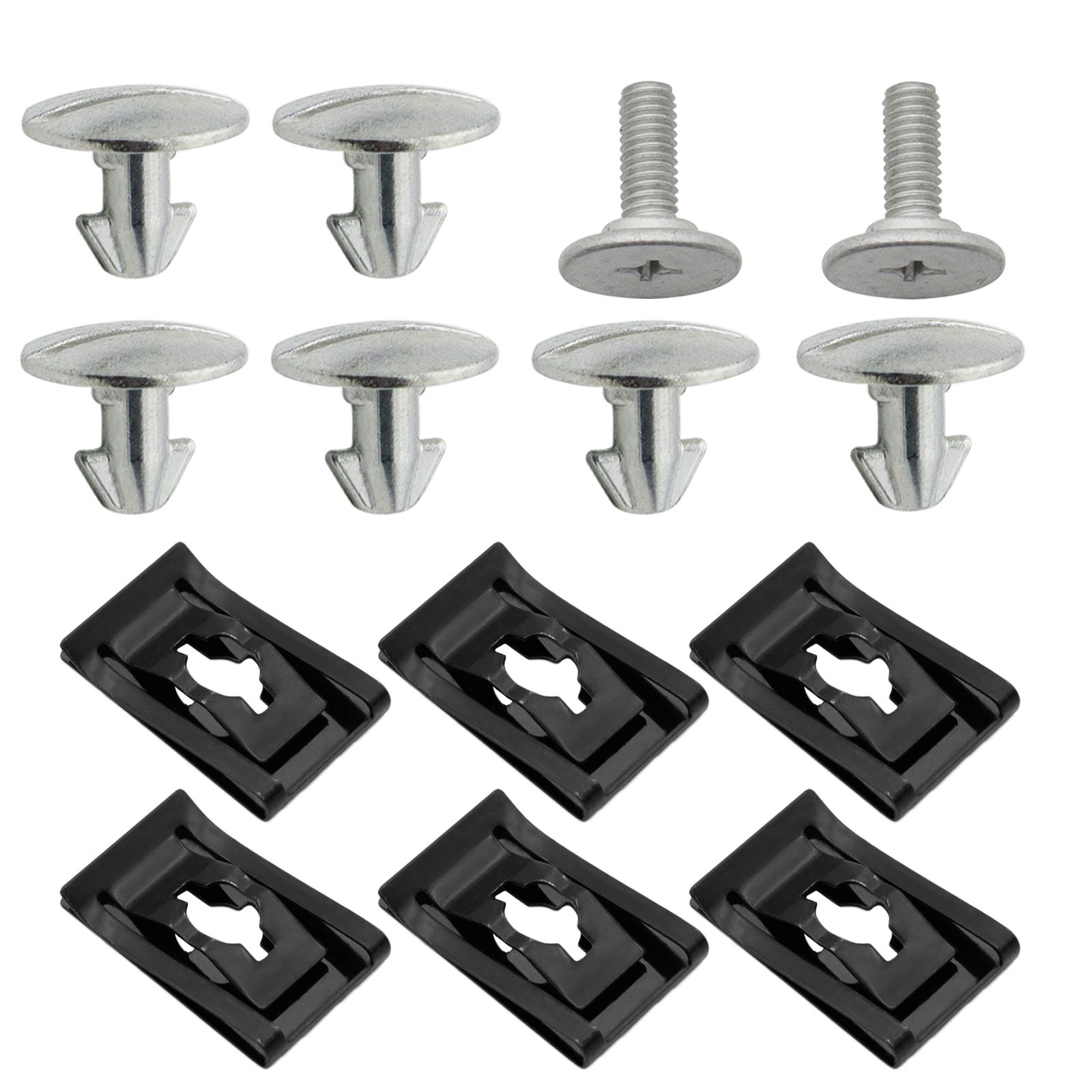 

14 шт. винт нижней крышки двигателя автомобиля, болт, штифт, винт, зажим крыла для Honda Accord 90674-TY2-A01 90105-TBA-A00, автомобильные аксессуары чёрный