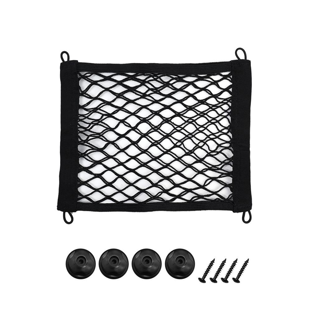 

Сетчатый карман для хранения в автомобиле, универсальный автомобильный багажник, огнетушитель, крепежный винт, боковой сетчатый карман для хранения в багажнике, сетчатая сумка для хранения