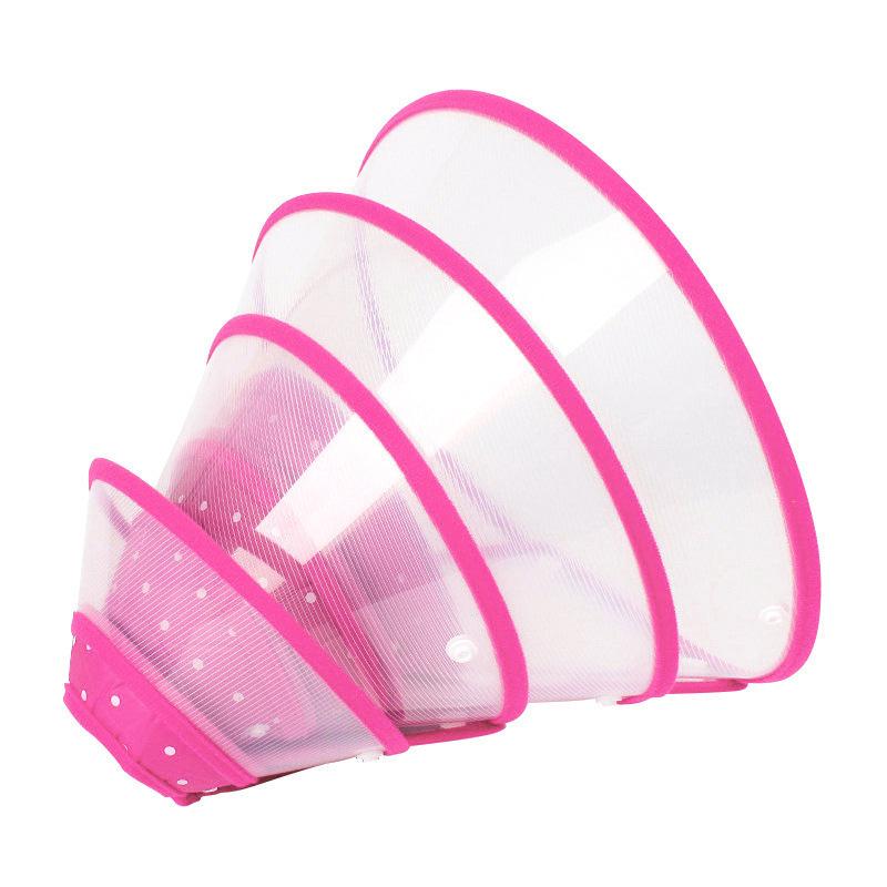 Transparent Pet Elizabethan Collar - Anti-Bite, Anti-Lick Cat & Dog Headgear, Protective Cone of Shame