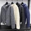 2025 Men's Hooded Winter Cotton Jacket - Solid Color, Warm, Casual, High Quality