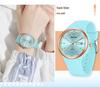 Sanda Unisex Quartz Watch with Calendar, Fashionable Silicone Waterproof Wristwatch for Teens