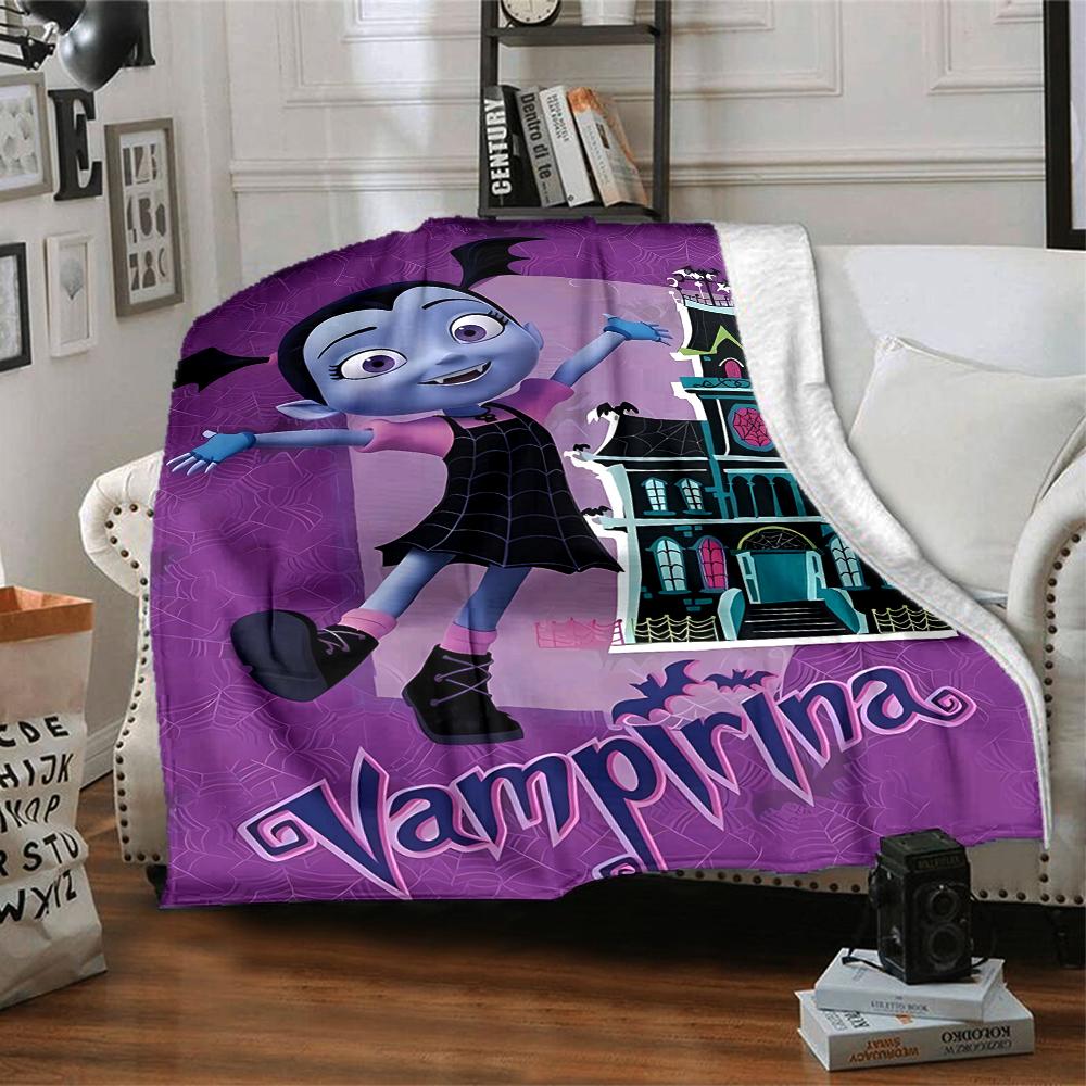 1pc Vampirina2 Blanket, Gift, for Men and Women, Soft Blanket, Good for Sofa Bed Couch Travel, Lightweight Flannel Blanket