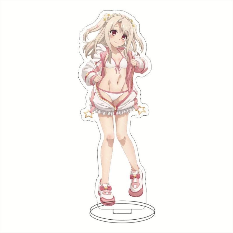 Fate Kaleid Liner Anime Peripheral Illya Chloe Miyu Acrylic Figure Stand Desktop Decoration Kawaii Collect Gift Toy