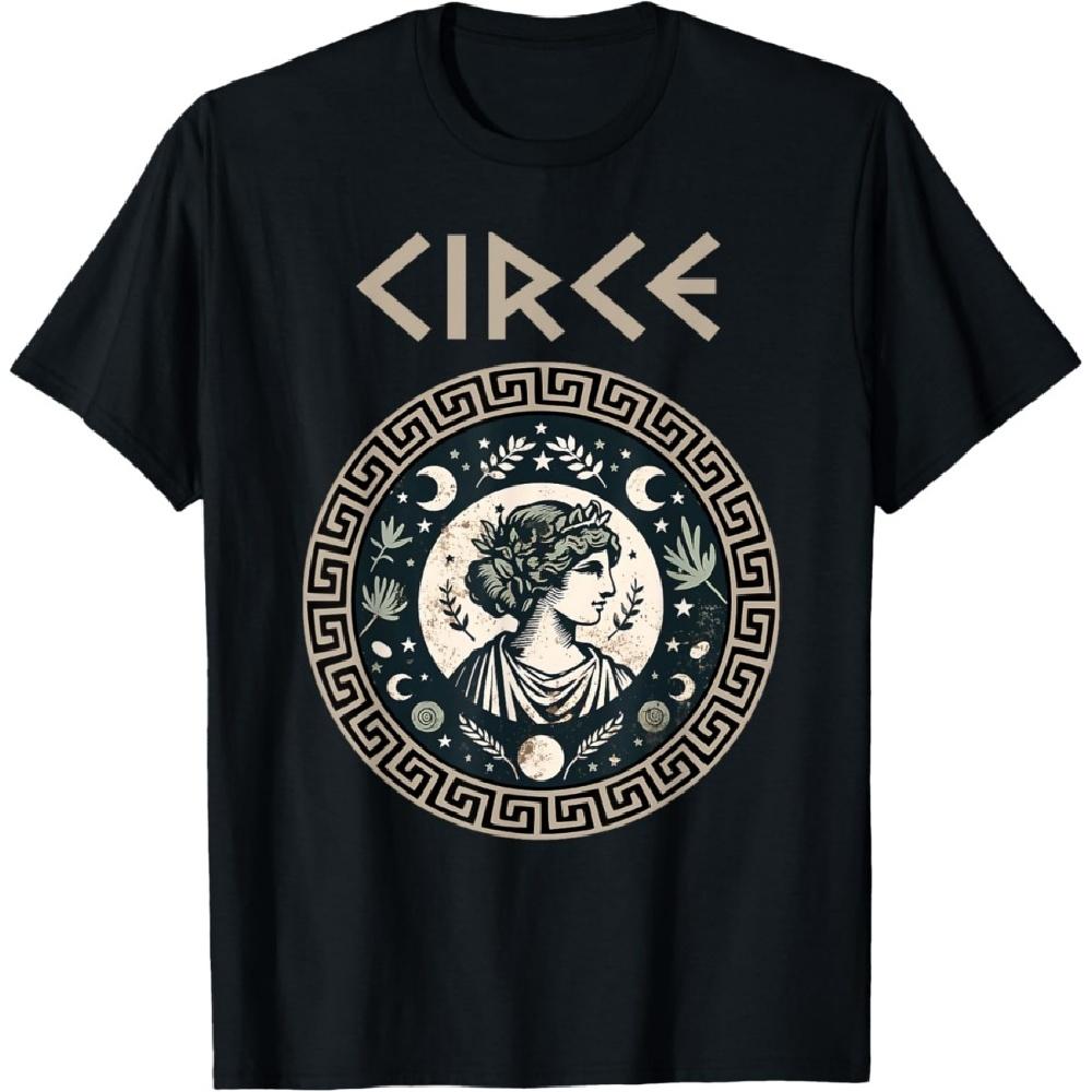 

Agema Apparel Circe Greek Goddess and Sorceress Greek Mythology T-Shirt, Small, Black XXXXXL