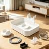 Tavă Universală pentru Scurgere Mașină de Spălat Imprimată 3D, Tavă Protectoare de Podea Etanșă, Colector de Apă Anti-Scurgere pentru Camera de Spălat