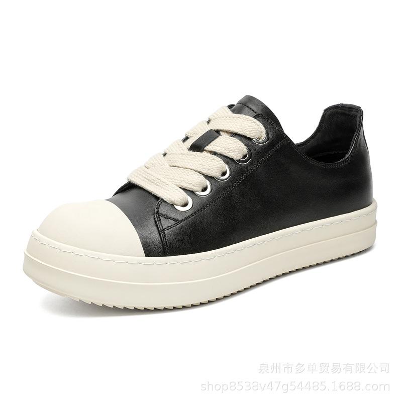 New high-end casual shoes low-top American leather board shoes 38 чёрный