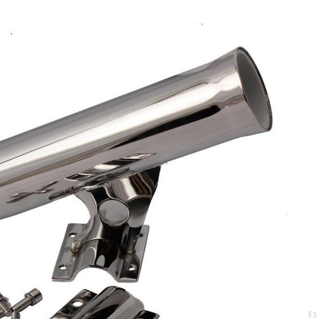 Σφιγκτήρας για Καλαμοθήκη Ψαρέματος Αξεσουάρ Σκάφους Πολυλειτουργική Βάση Υλικό Ανοξείδωτο Ατσάλι Ράγα