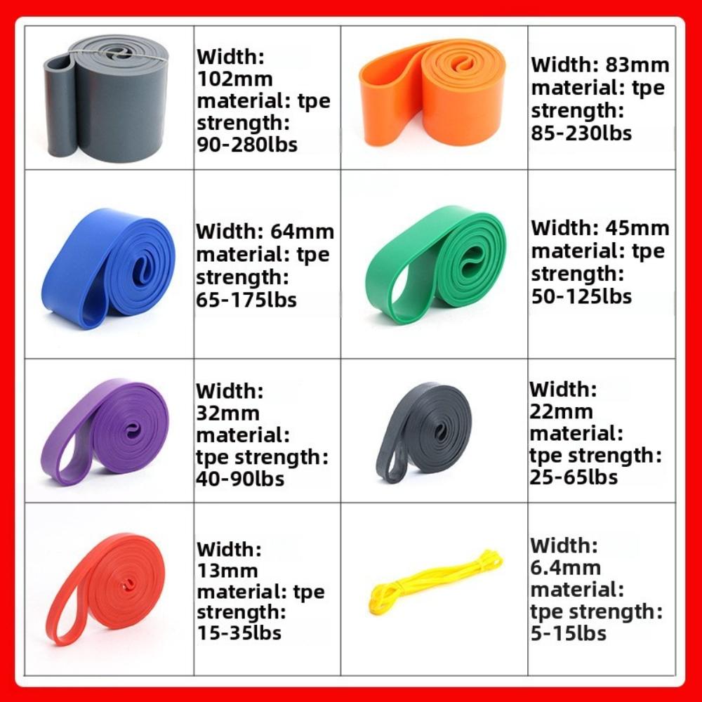 TPE resistance band, elastic band, tension band, latex tension device, elastic ring, fitness band, pull-ups, weight-bearing yoga