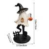 Halloween Resin Decor Set Ghost Pumpkin Figurines Home Tabletop Decoration Modern Minimalist Style