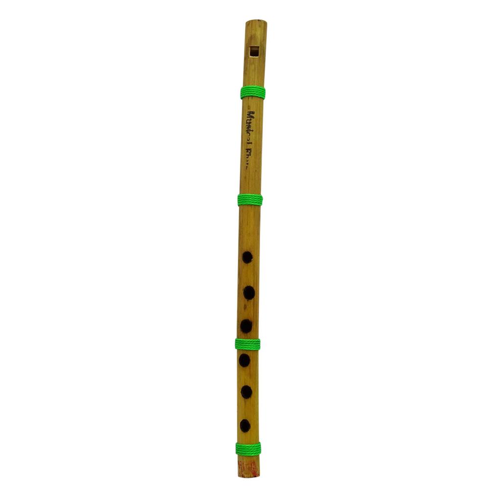 Handmade Wooden Bansuri Musical Instrument Home Decor Bamboo Flute