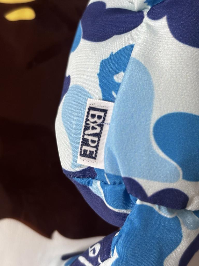 Authentic Bathing Ape Bape ABC Camo Bear Eco Bag Blue Small