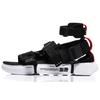 New LiNing Platform Paris Fashion Apparel Zhou Beach Sandals Men's Black White AGBN079-2