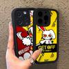 Anime B-Bloody Bunny Silicone Soft Phone Case For IPhone 17 16 14 13 12 11 15 Pro Max Plus Air Cover