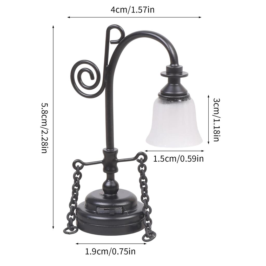 Living Room Ceiling Lamp Figure Model Realistic Chandelier Life Scene Doll House Pretend Game Furnishings