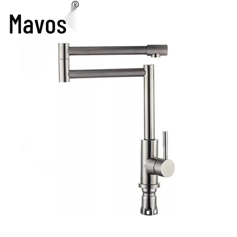 Mavus 304 Stainless Steel Folding Kitchen Faucet
