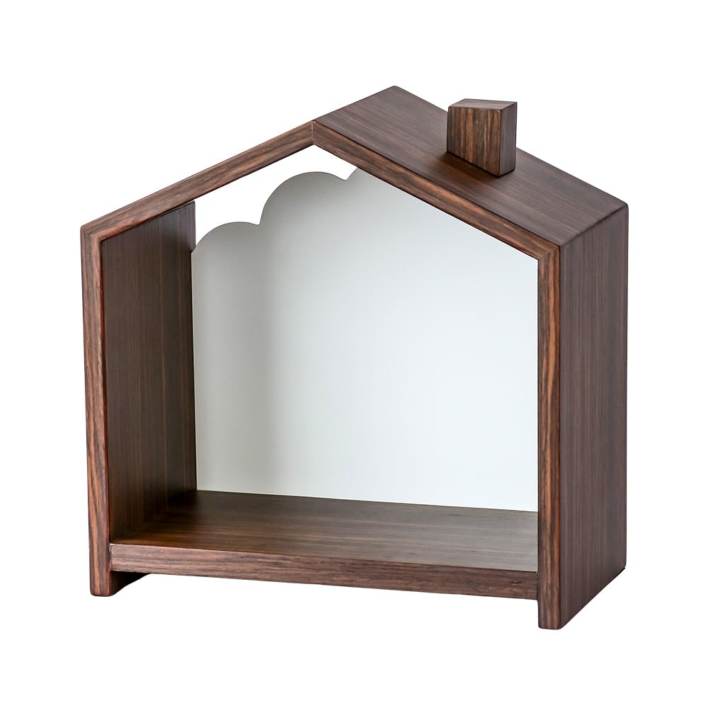 

Scandinavian-style mini Buddhist altar Ten no Mai - Petit open-type, suitable for memorial services (walnut color)