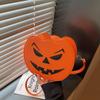 Dýňová crossbody taška pro ženy Dýňová taška přes rameno Dámská Halloweenská taška PU kůže Démon Messenger taška Halloweenská nákupní taška