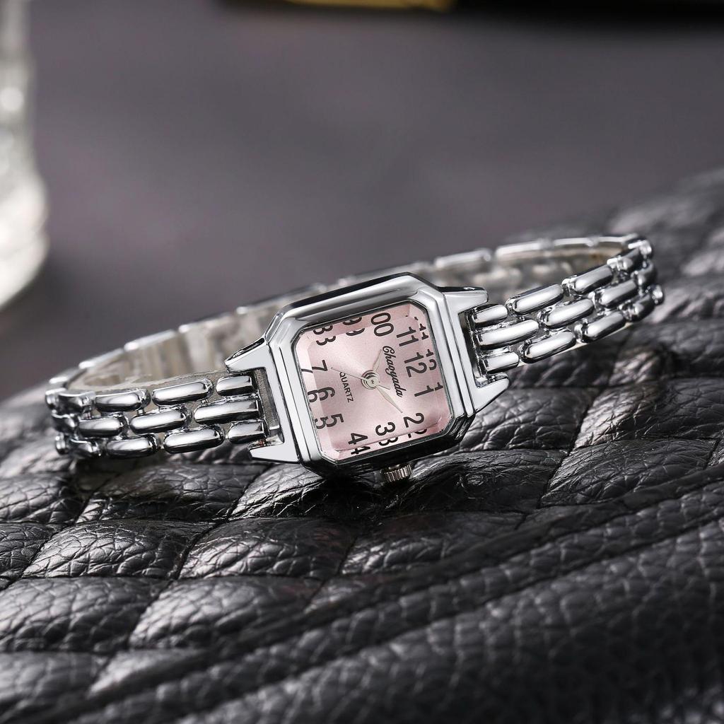 Luxus Damenuhren Golden Mode Lässig Quadratisches Kleines Zifferblatt Damenkleid Quarz Uhr Elegant Mädchen Armbanduhr