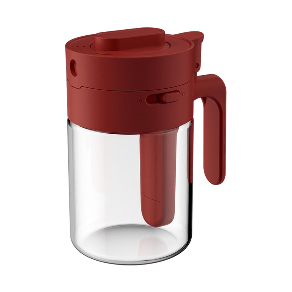 Japanese Style 2-in-1 Condiment Jar Spice Container with Spoon Airtight Kitchen Canister for Salt, Spices & Sugar