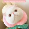 Polyester Sponge Peach Pet Anti Bite Collar Neck Recovery Wound Elizabeth Ring for Cats