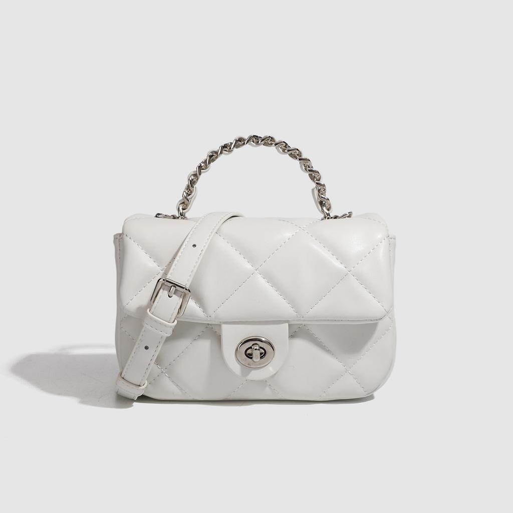 High-Value Small Bag Women'S Summer Trendy Fashion Women'S Shoulder Bag Foreign-Style Texture Diamond Messenger Bag