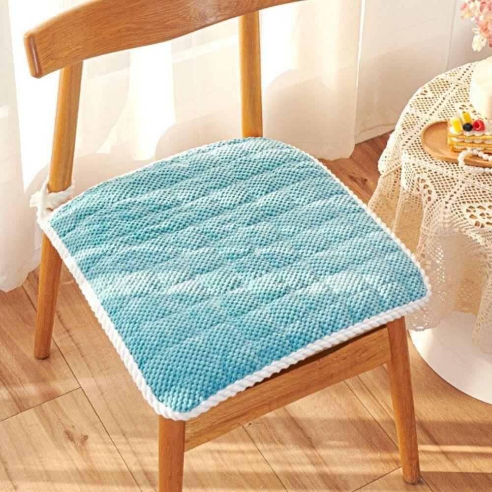 40cm Office Chair Pad Winter Thick Car Seat Pad Soft Dining Chair Cushion