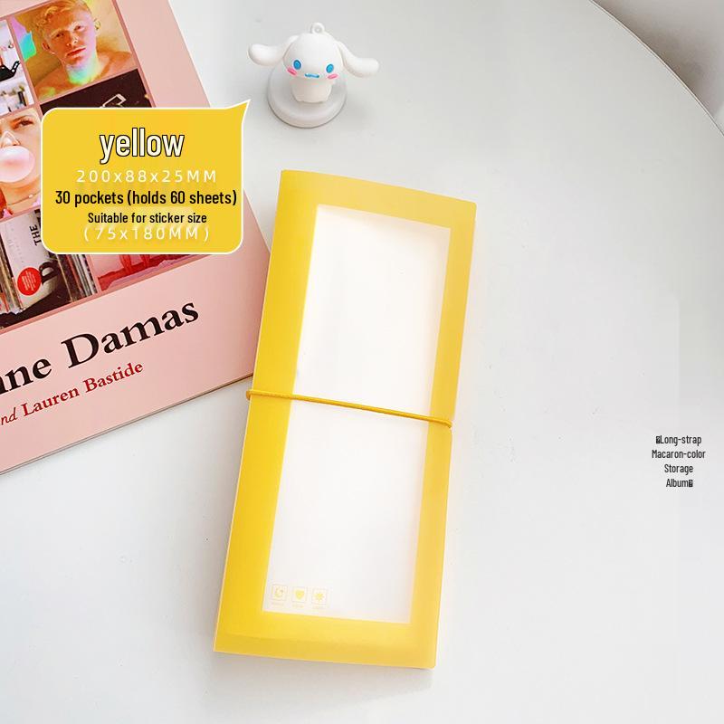 Korean Ins Style Transparent Ticket & Sticker Album Organizer