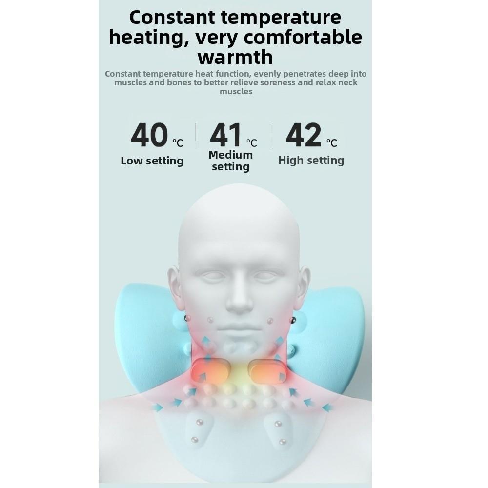 EMS Cervical Massager Neck and Head Acupoint Massage Pillow  Cervical Support