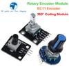 1/3 Pezzi Modulo Encoder Rotativo a 360 Gradi Potenziometro Rotativo Manopola Analogica Modulo KY-040 Encoder Rotativo RV09 Tappo Manopola EC11
