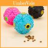Enamel Rubber Squeak Toy Treat Dispenser Chew Resistant Interactive Dog Toy For Puppy Training