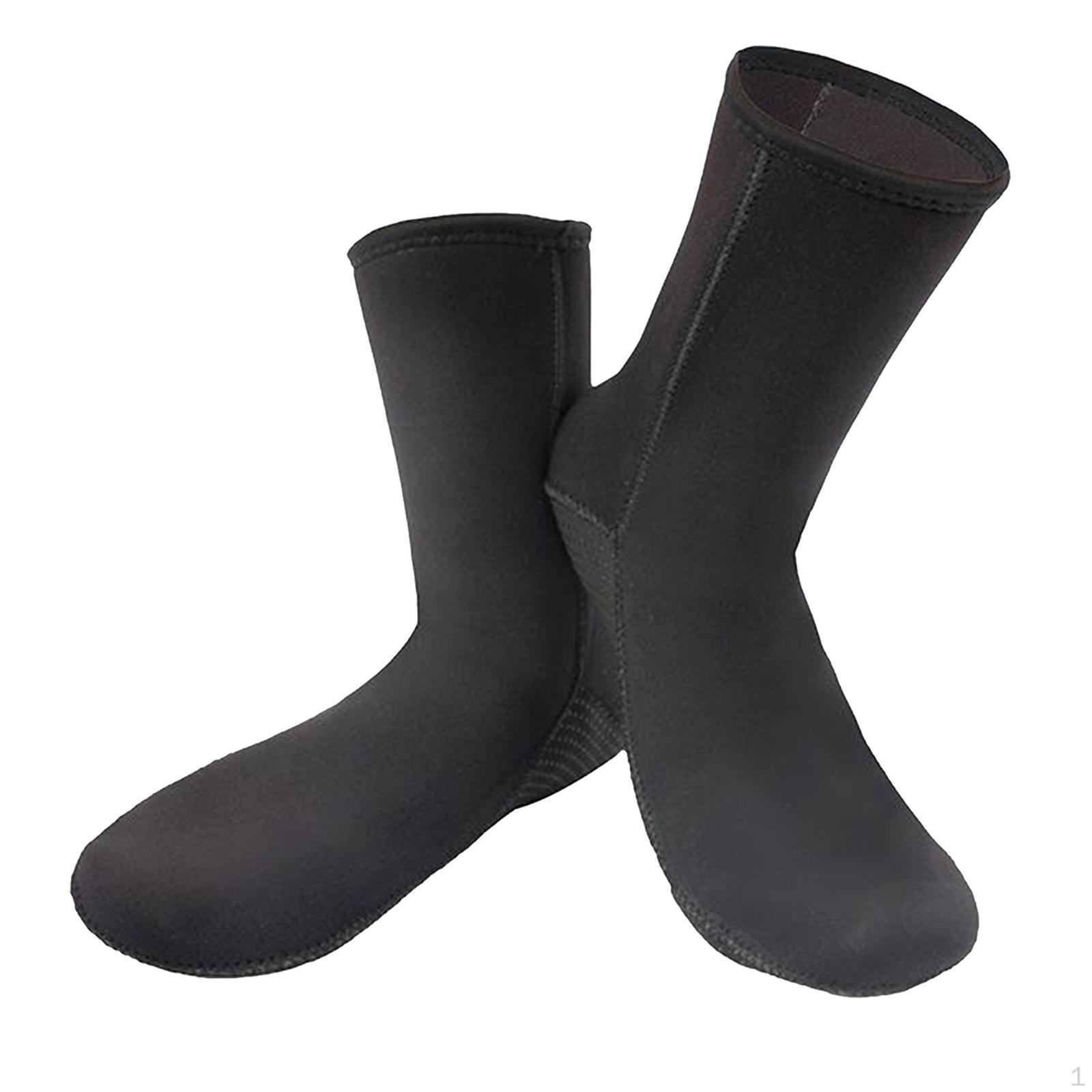 3mm Diving Socks: Warm, for Surfing, Water Exercises And The , L