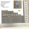 1-3mm Titanium-Plated Twist Drill Set, 100/50pcs, Straight Shank for Manual Use