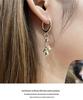 Christmas Hot Selling Women’s S925 Silver Wind Chime Earrings with 18K Gold Plated Ear Cuffs
