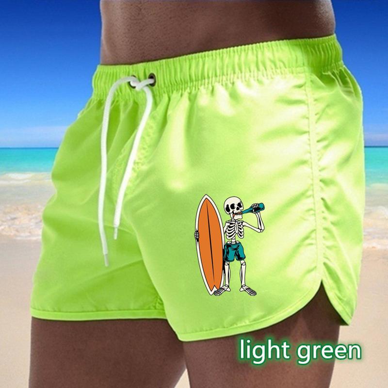 BBK-73 Summer New Men's Quick-Drying Swim Trunks Sports Pants Swimwear Beach Shorts Jogging Shorts Sports Creative Basketball Print