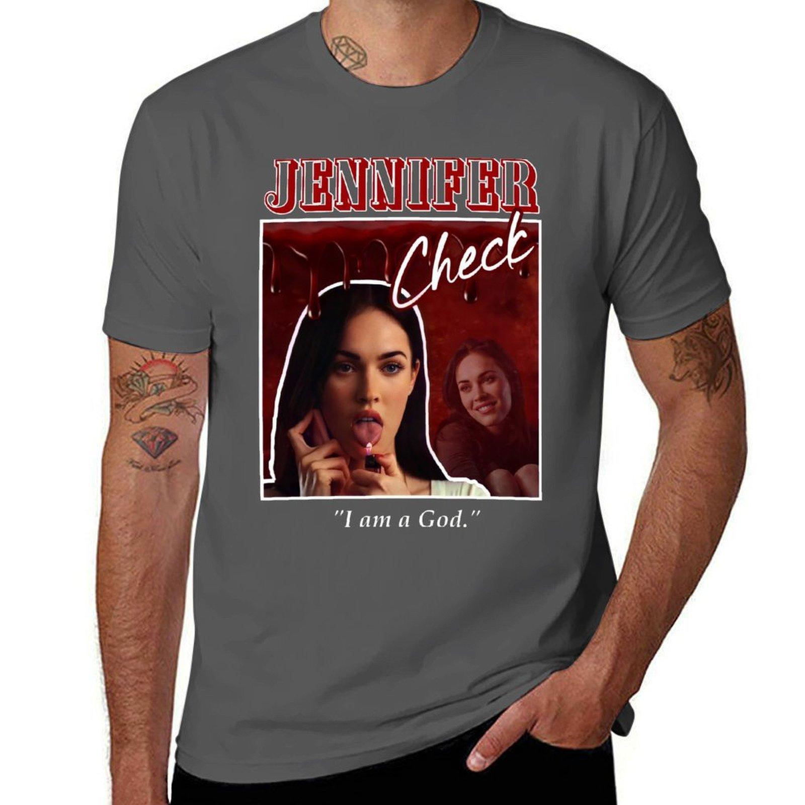 

jennifer check 2000s aesthetic TShirt Basic Casual Wear Short Sleeve Top 4XL