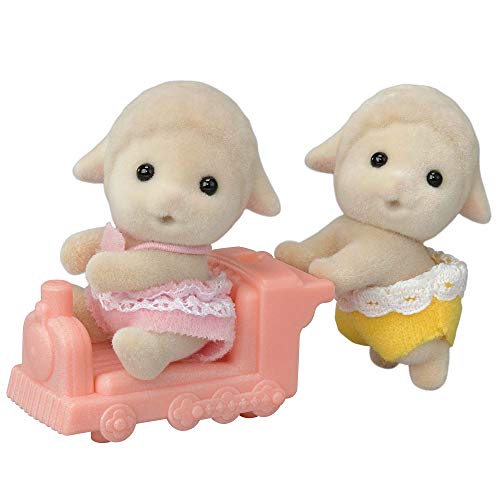 Sylvanian Families Doll [Sheep Twins] Hi-08 ST Mark Certification Ages 3+ Toy Dollhouse Sylvanian Families EPOCH