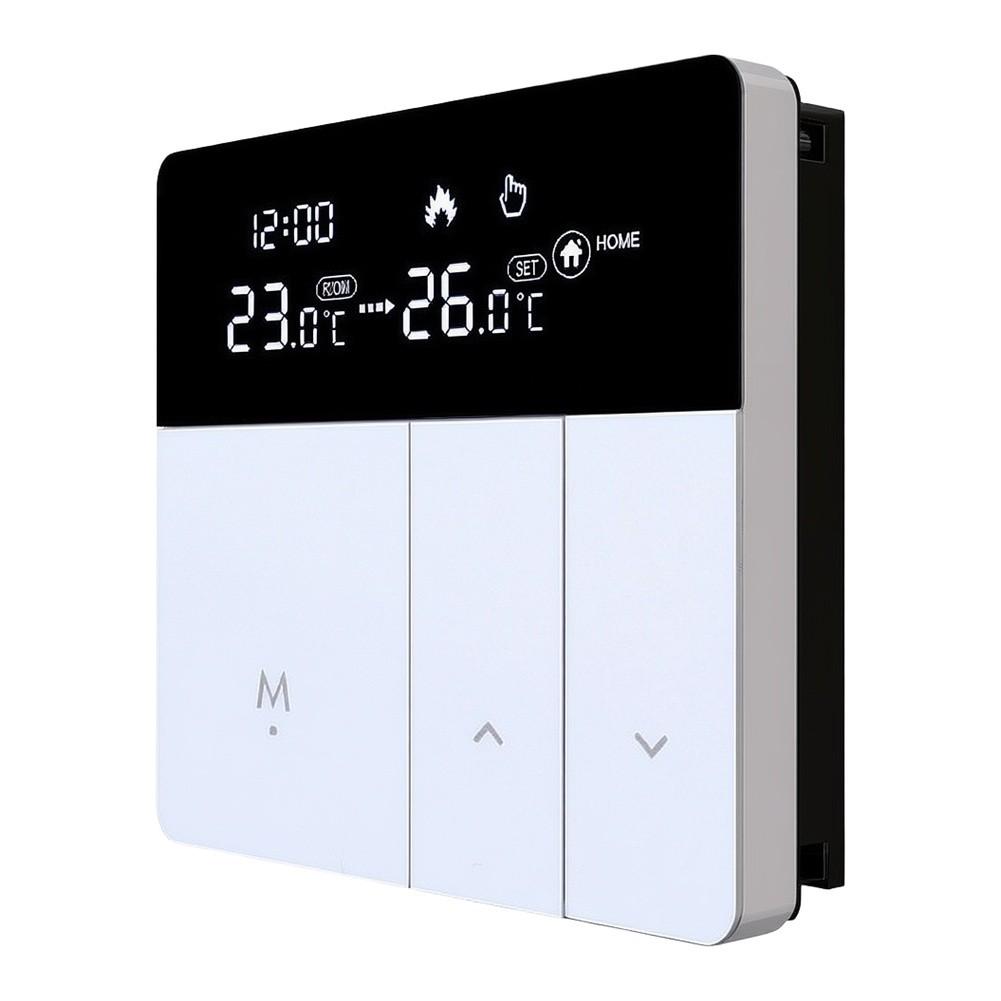 For Acrylic Touch Thermostat Unit for 3A For Water Heating Circuits and 16A Electric Heating Loads Temperature Range 5 To 95