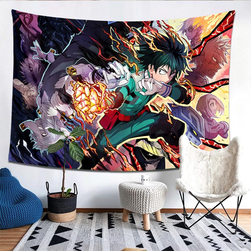 Power Clash Pattern Tapestry Wall Hanging Boho Aesthetic Wall Blanket For Bedroom Living Room Dorm Home Wall Decor 1013486