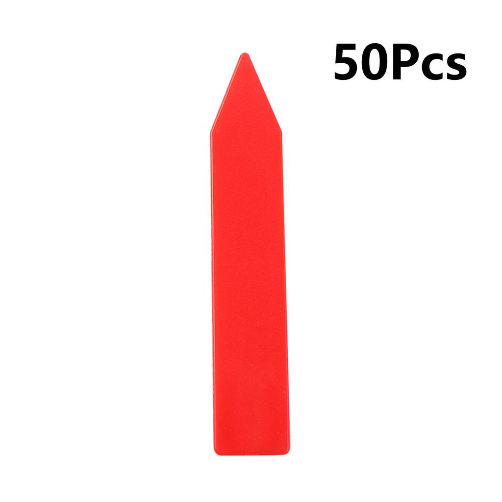 50pcs Waterproof PVC Plant Label Waterproof Nursery Garden Plant Label Pot Plant Name Seedling Label Tray Marker
