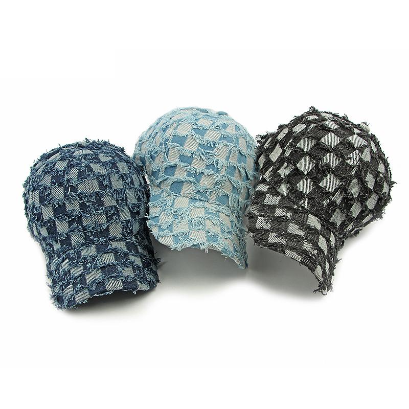 Denim Baseballkappe Damen Frühling Herbst Outdoor Kappe Herren Sonnenschutzhut