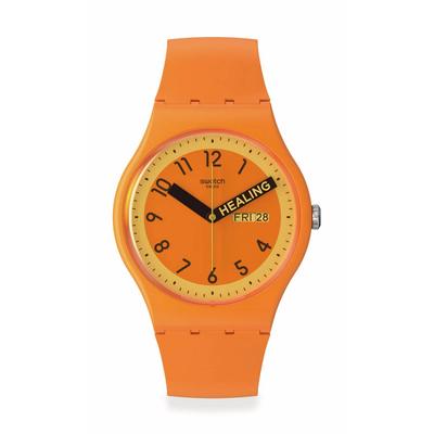 Hodinky Swatch PROUDLY ORANGE NEW GENT SO29O700, Oranžové