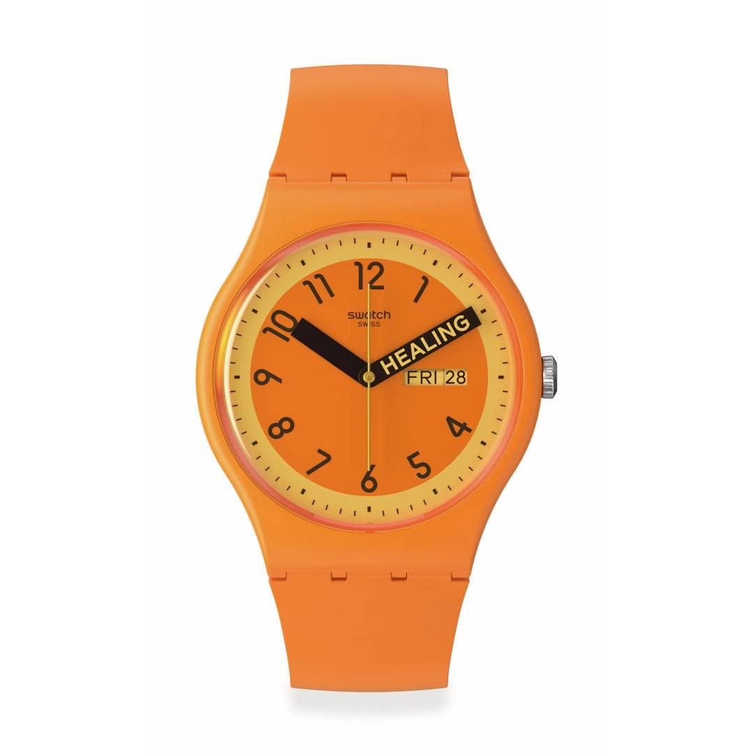 

Часы PROUDLY ORANGE NEW GENT SO29O700 Orange [Swatch] оранжевый