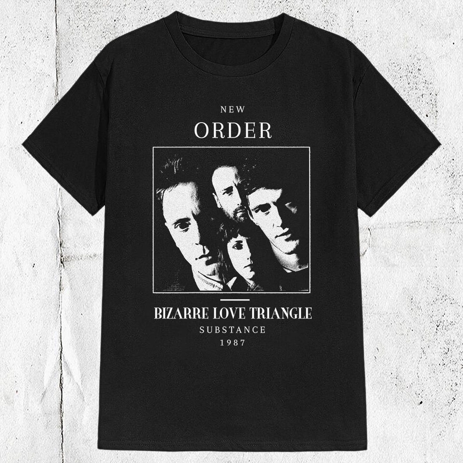 Vintage 80s New Order Band Substance 1987 T shirt 3XL