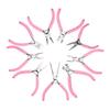 Ergonomic Pink Jewelry Pliers Build With High Strength Alloy Steel Seamlessly Design Fit for Long Lastinlyg Performances