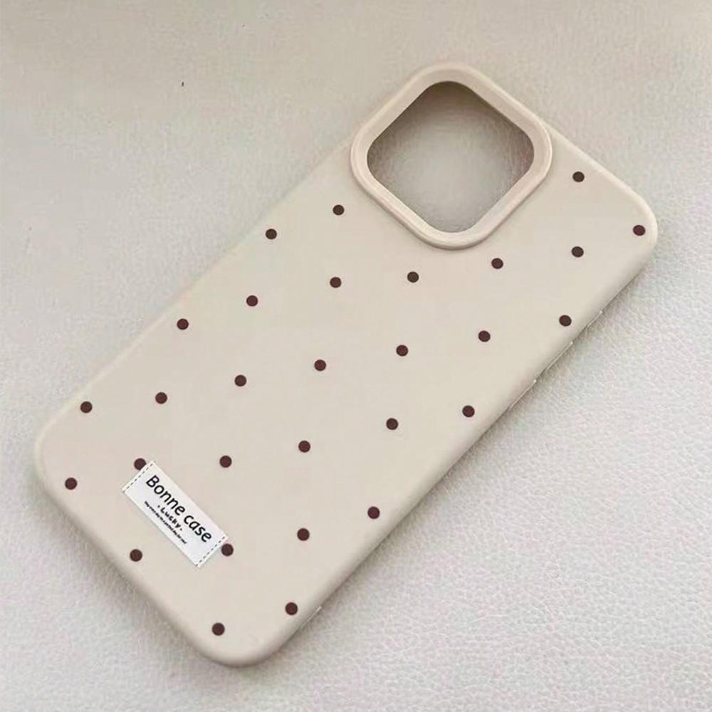 Creative Unique Polka Dot Phone Case For iPhone 17 16 15 14 13 12 11 Pro Max 16 Plus 17 Air Shockproof Candy Soft Silicone Cover