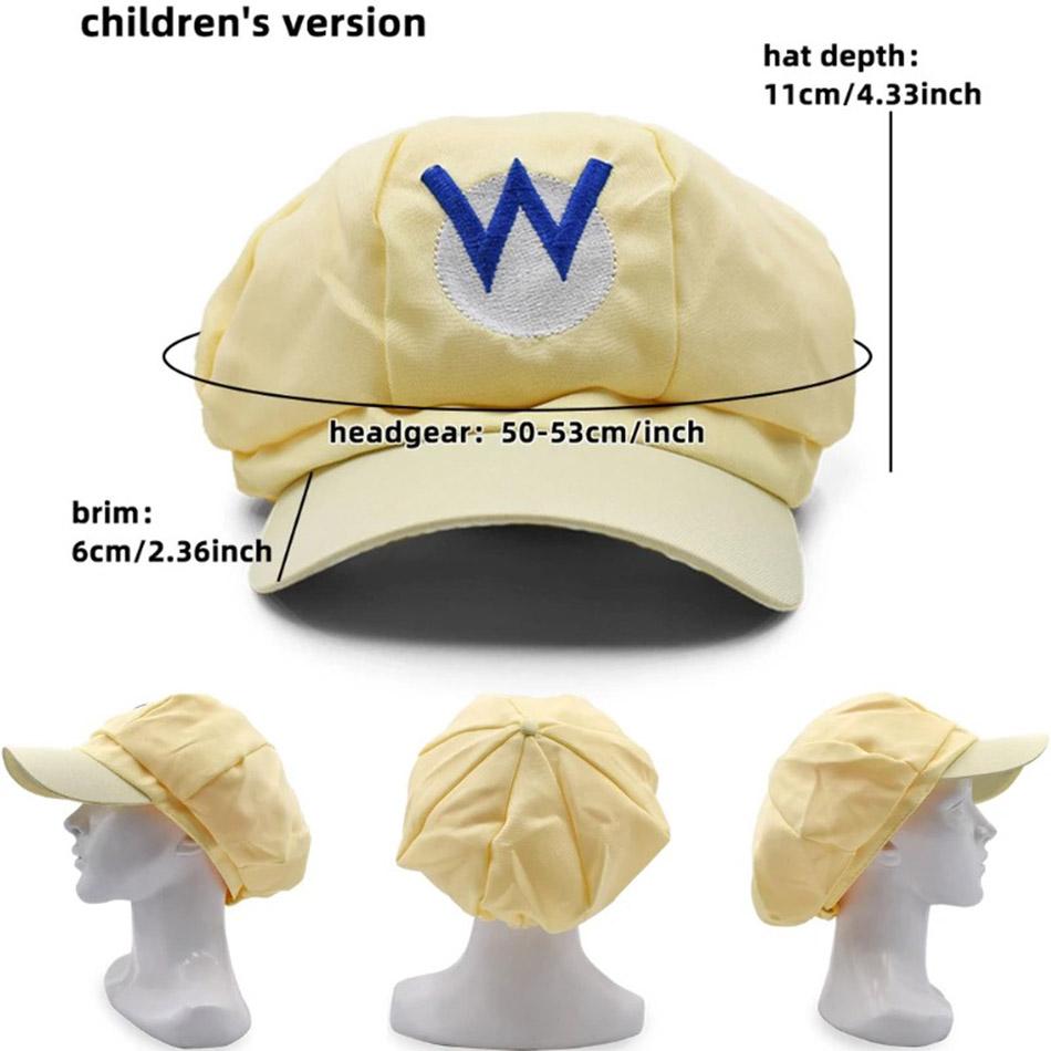 4Pcs Anime Brothers Character Hat, Letter Printed Baseball Cap, Adult Cartoon Cosplay Costume Hat, Stylish Sunshade Cap